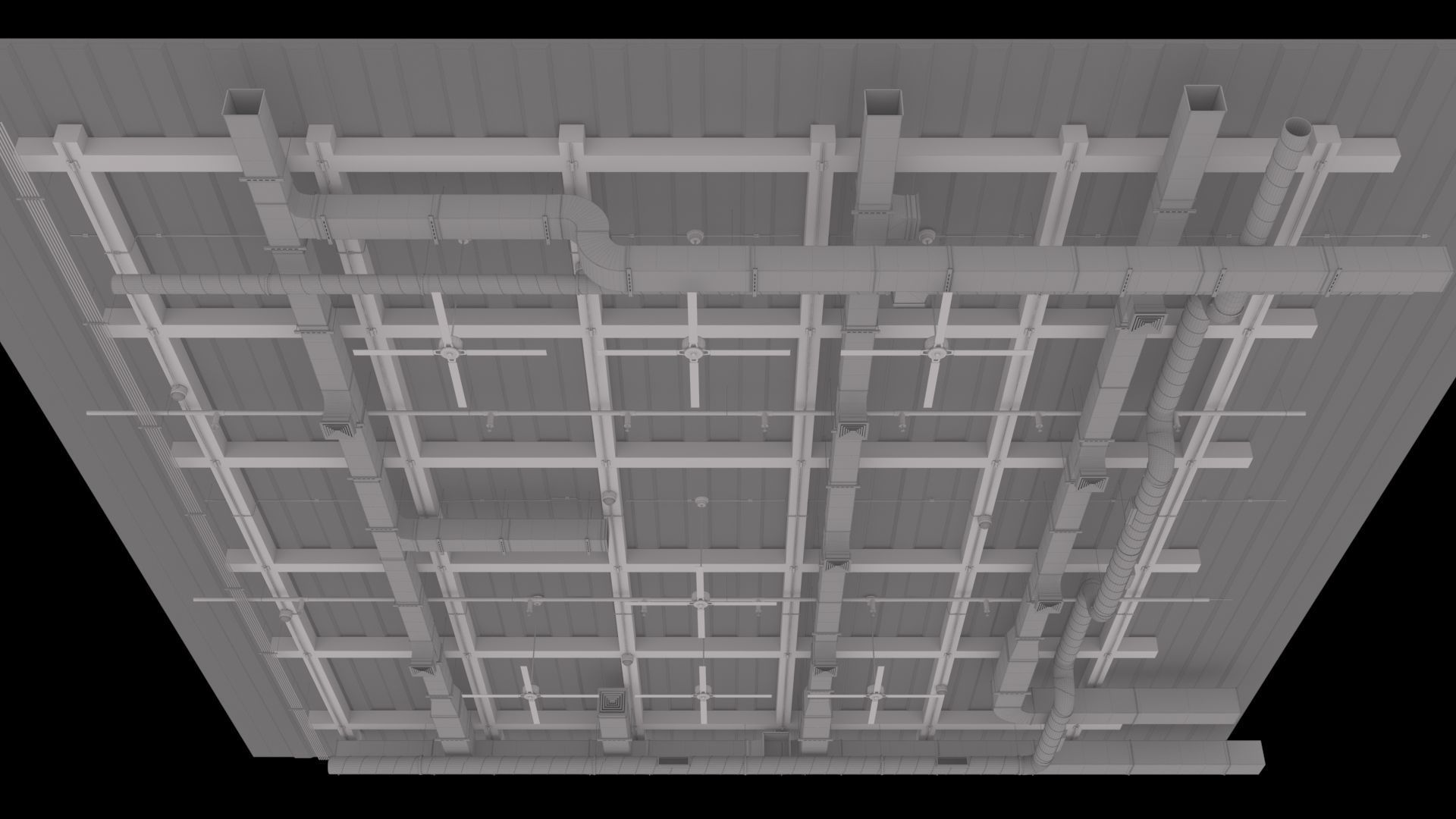 Pipe Ceiling 3D model_16