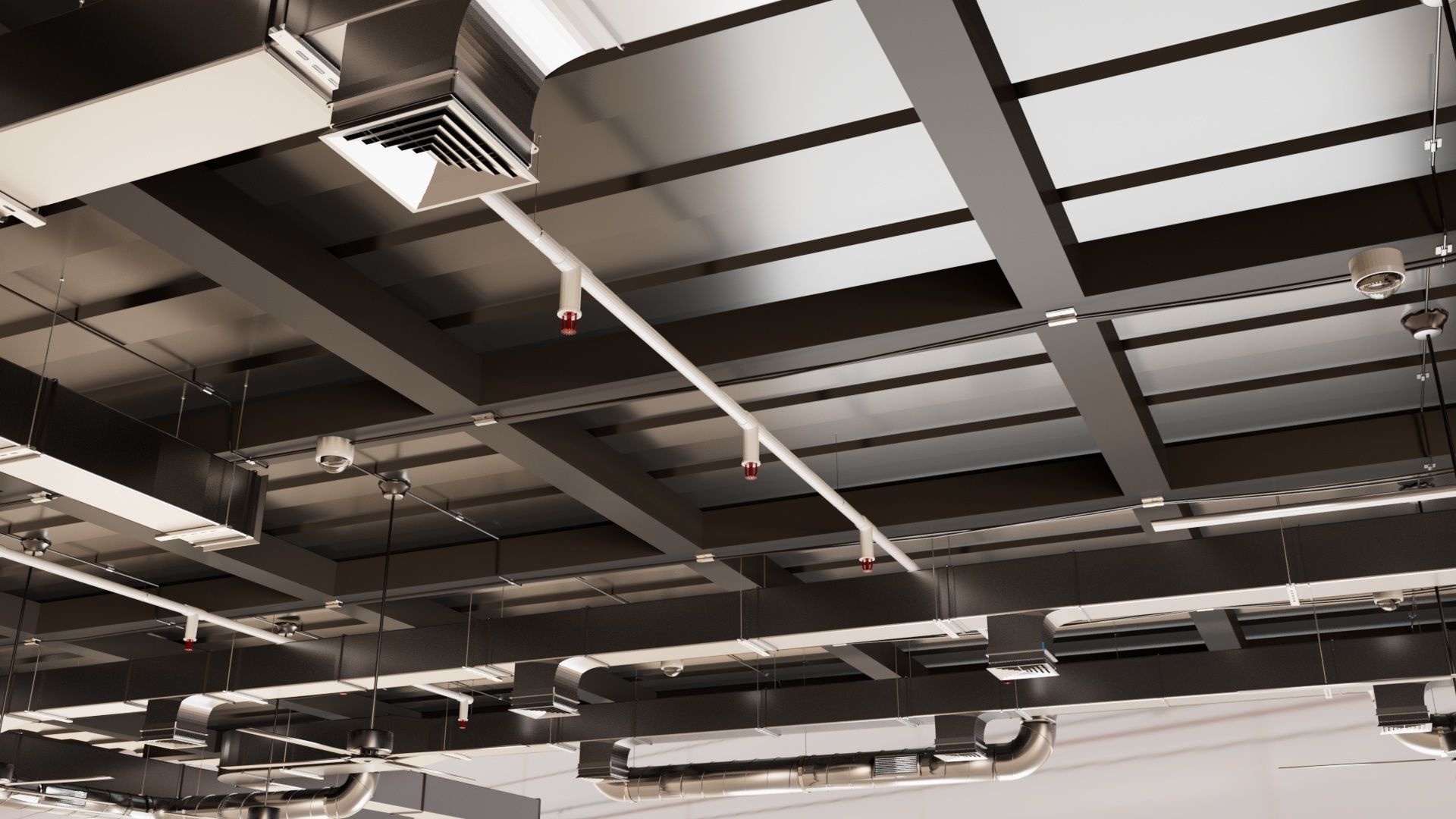 Pipe Ceiling 3D model_10