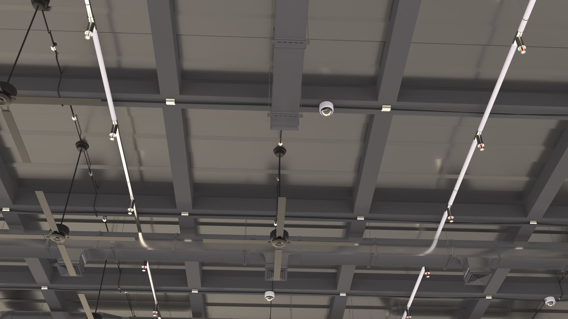 Pipe Ceiling 3D model_4