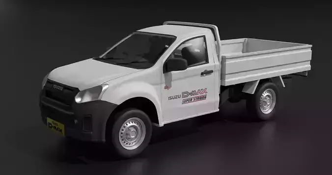 Isuzu D-Max SX Single Cabin 3D model