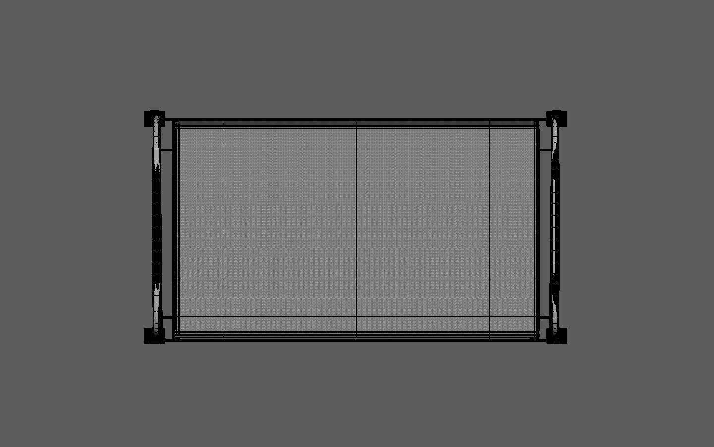 Three tire kitchen rack Low-poly 3D model_19