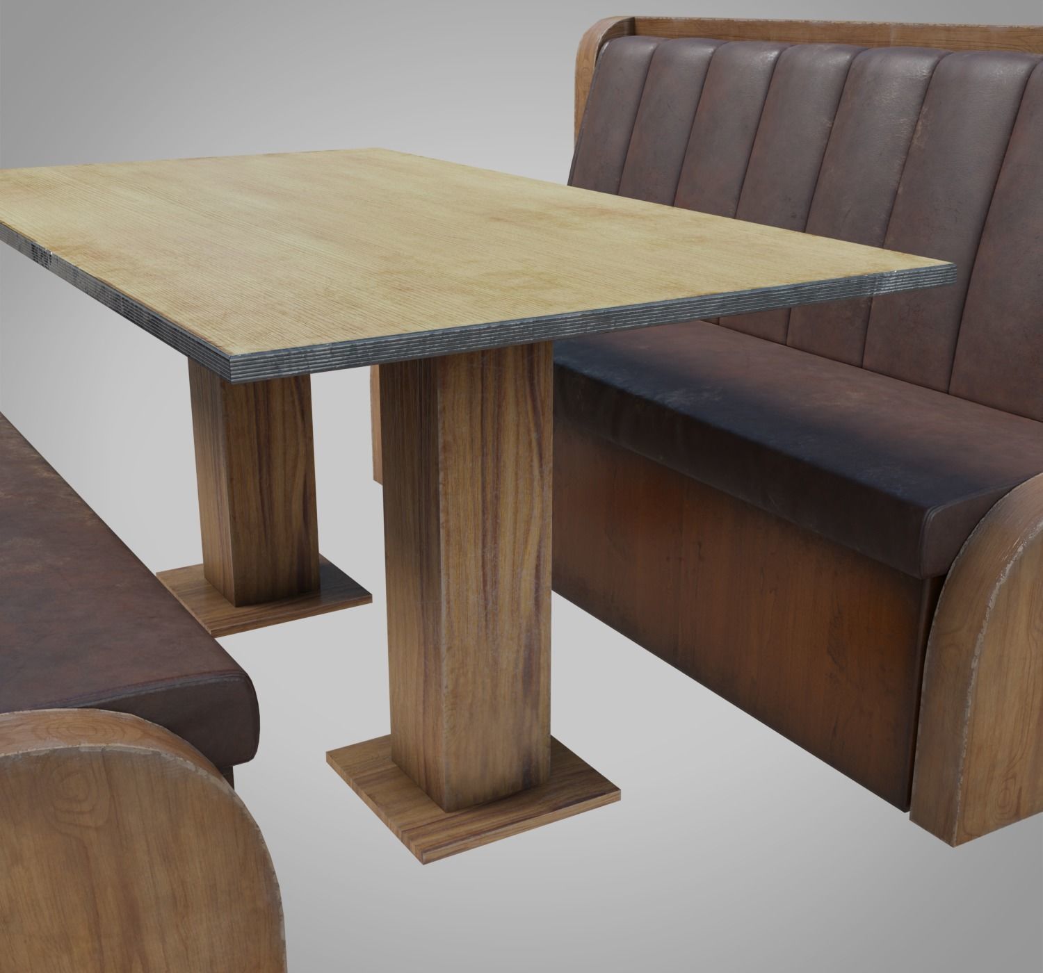 ServiceTable Low-poly 3D model_4