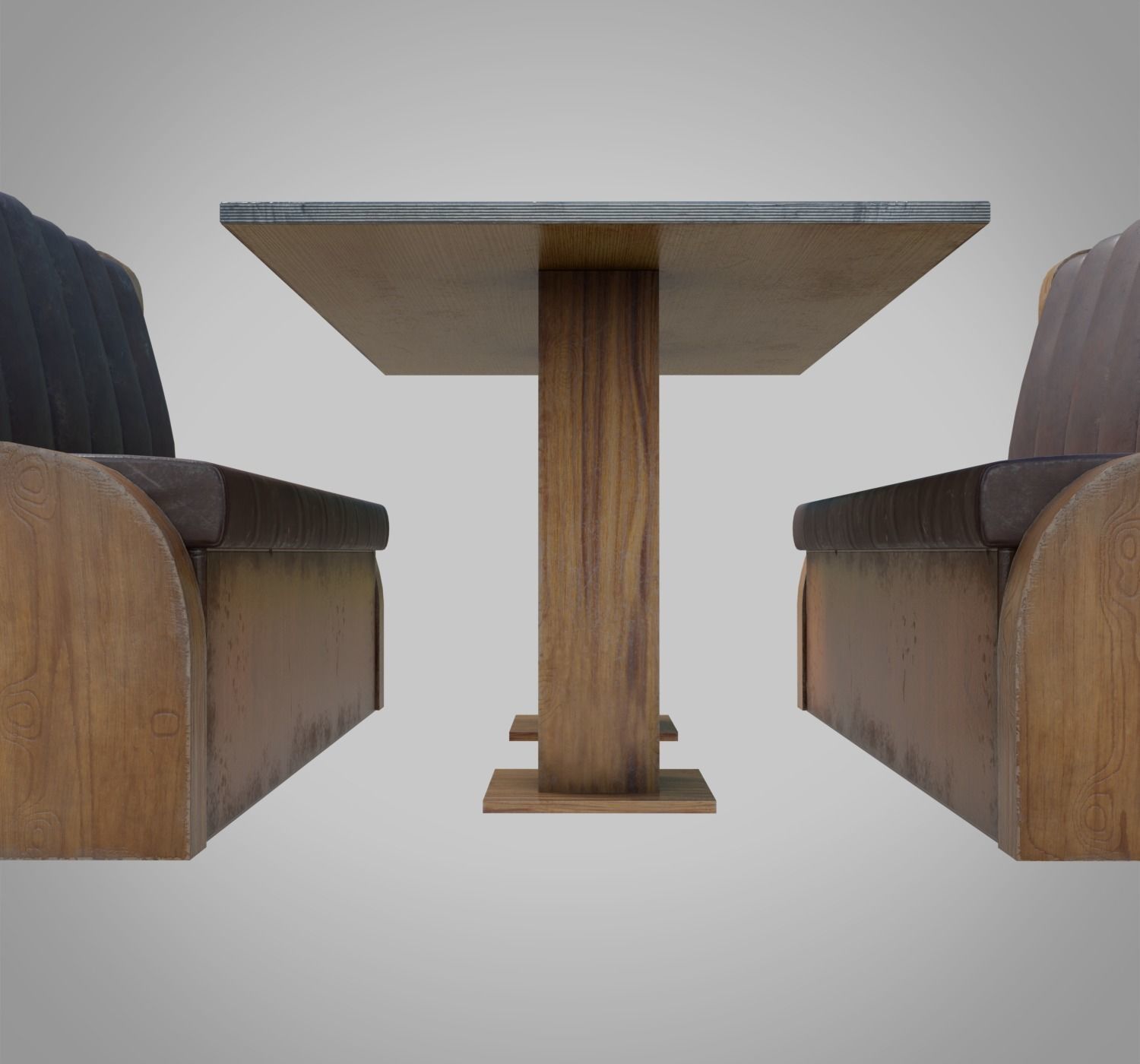 ServiceTable Low-poly 3D model_3