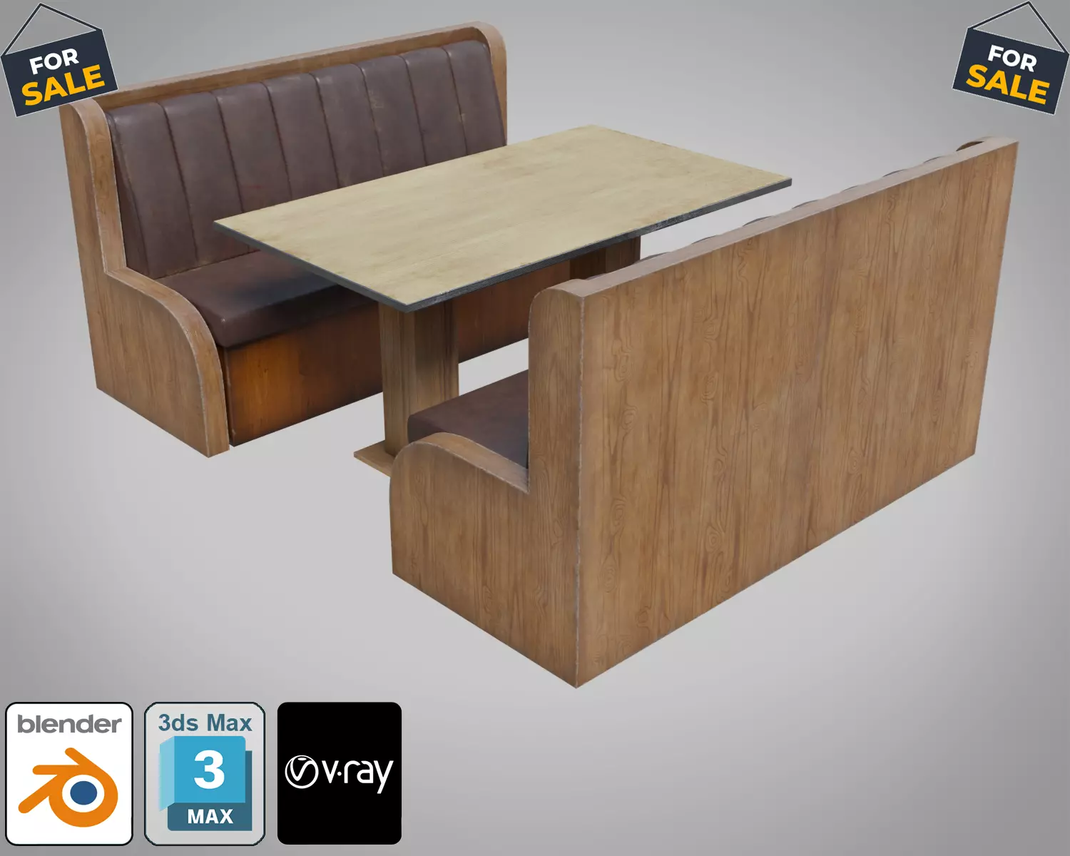 ServiceTable Low-poly 3D model_0