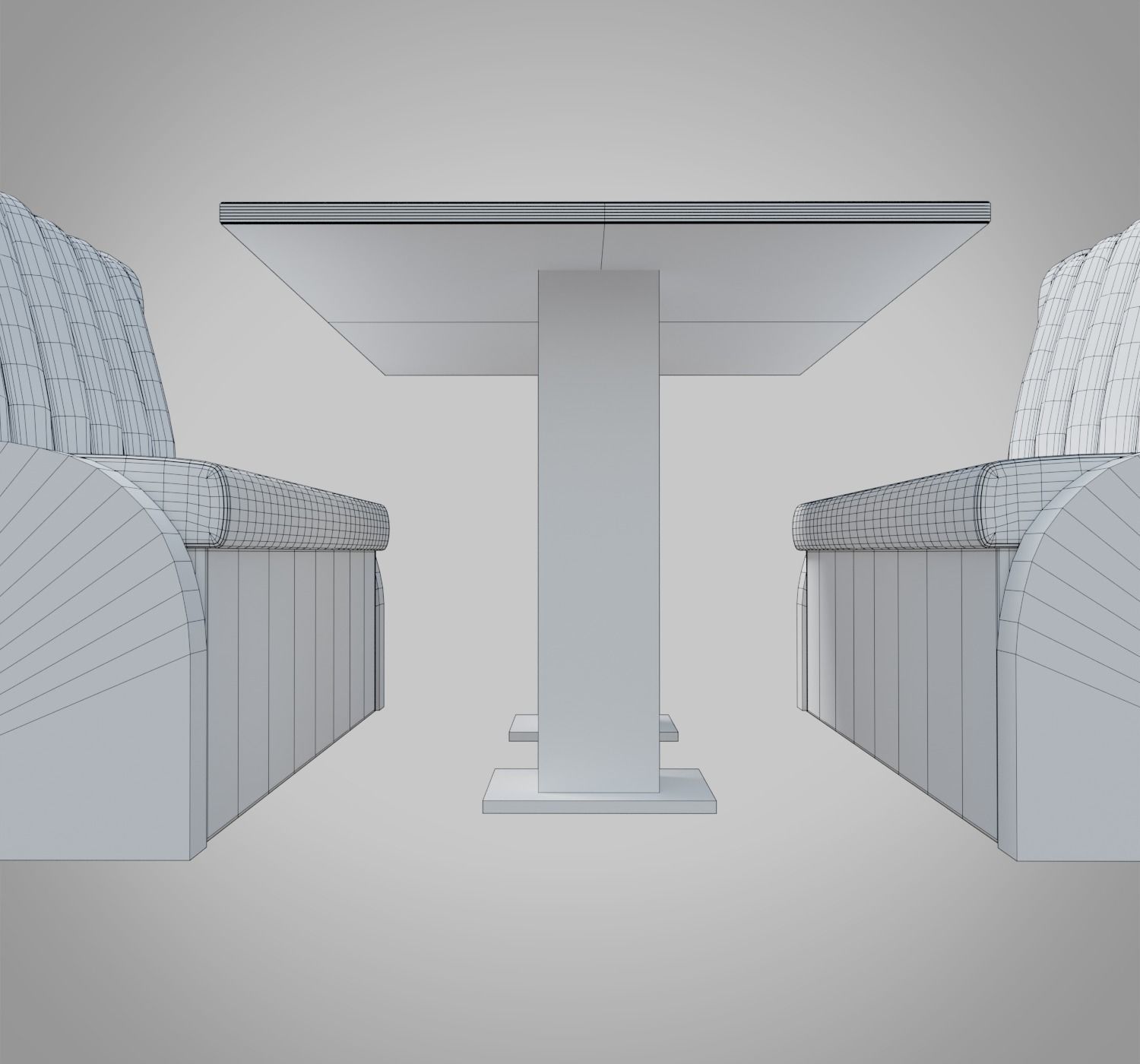 ServiceTable Low-poly 3D model_9