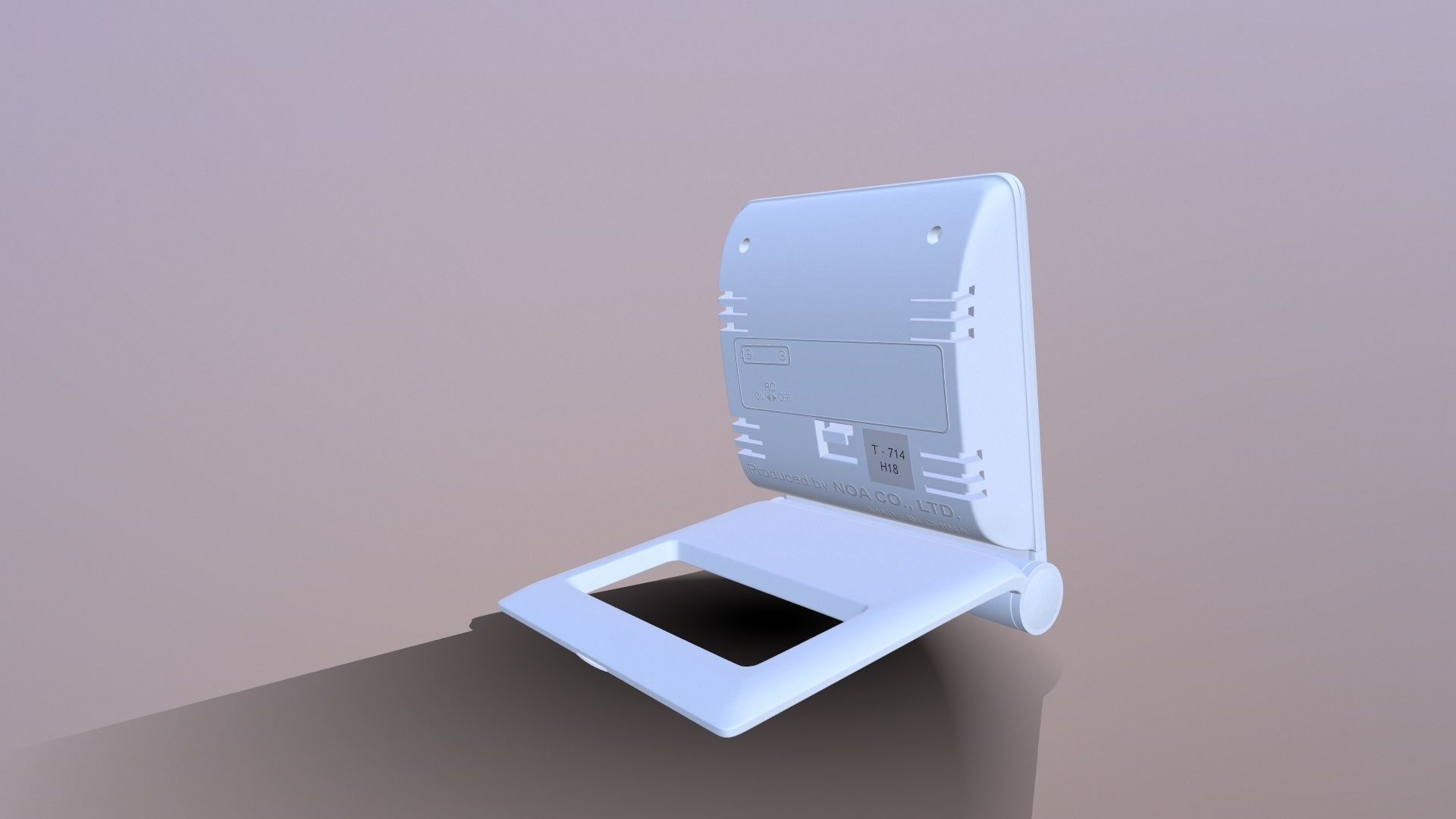 Mag Digital Atomic Alarm Clock 3D model_4