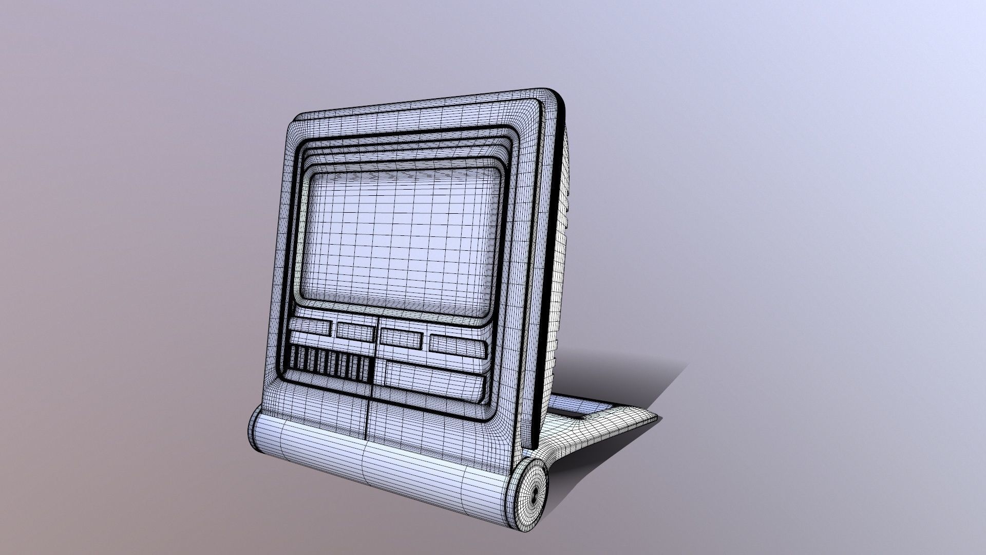 Mag Digital Atomic Alarm Clock 3D model_7