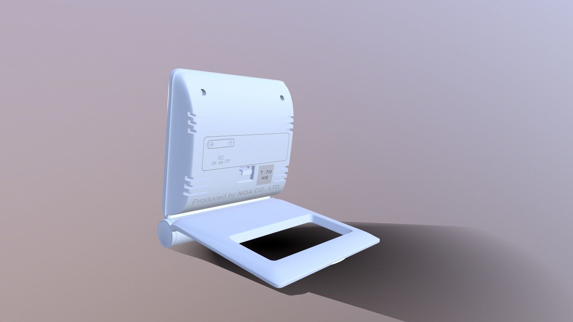 Mag Digital Atomic Alarm Clock 3D model_5