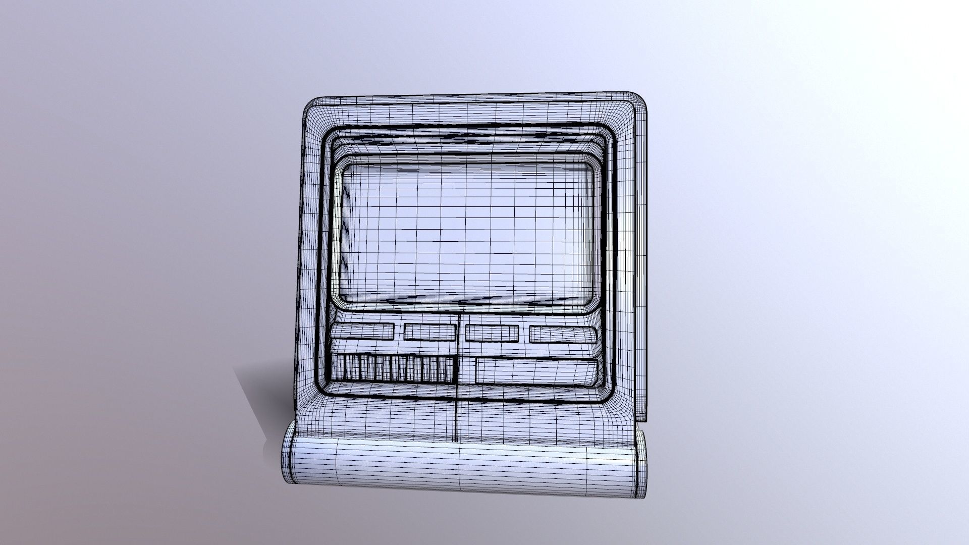 Mag Digital Atomic Alarm Clock 3D model_8