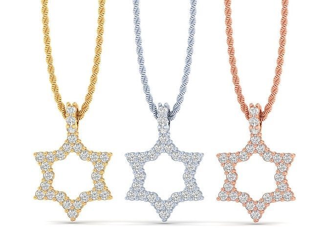 Star of DAVID Pendant 3D print model