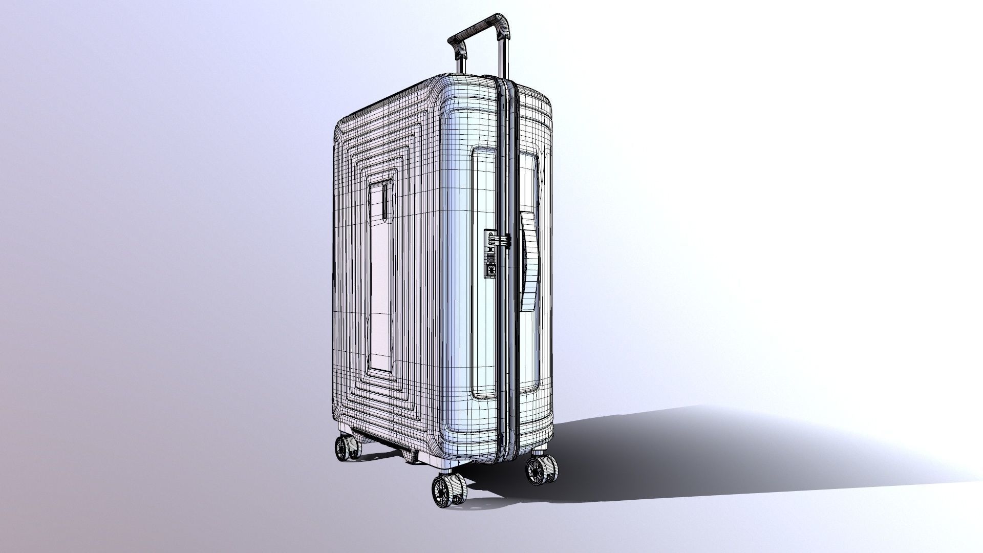 Samsonite Trolley Bag 3D model_11