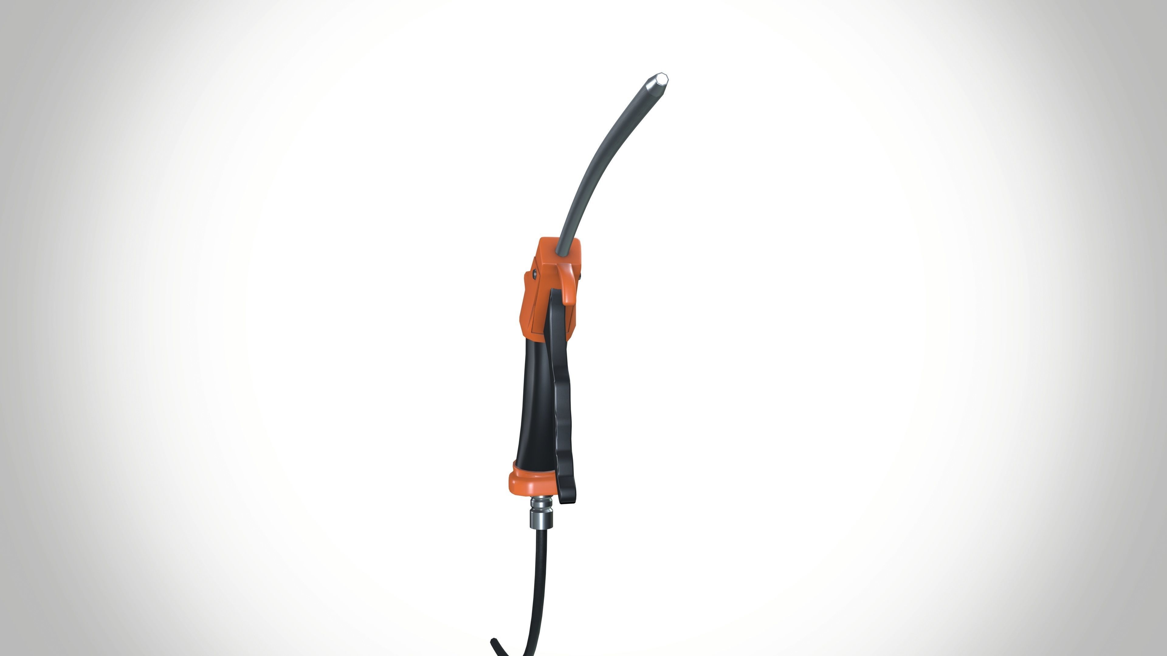 Air Pressure Gun Low-poly 3D model_3