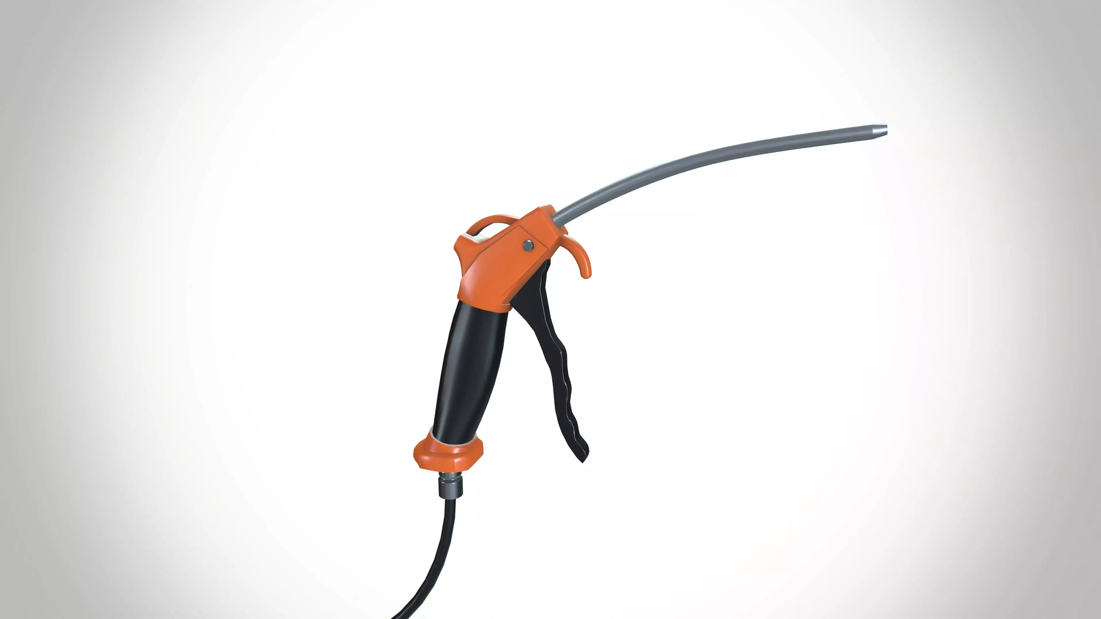 Air Pressure Gun Low-poly 3D model_0