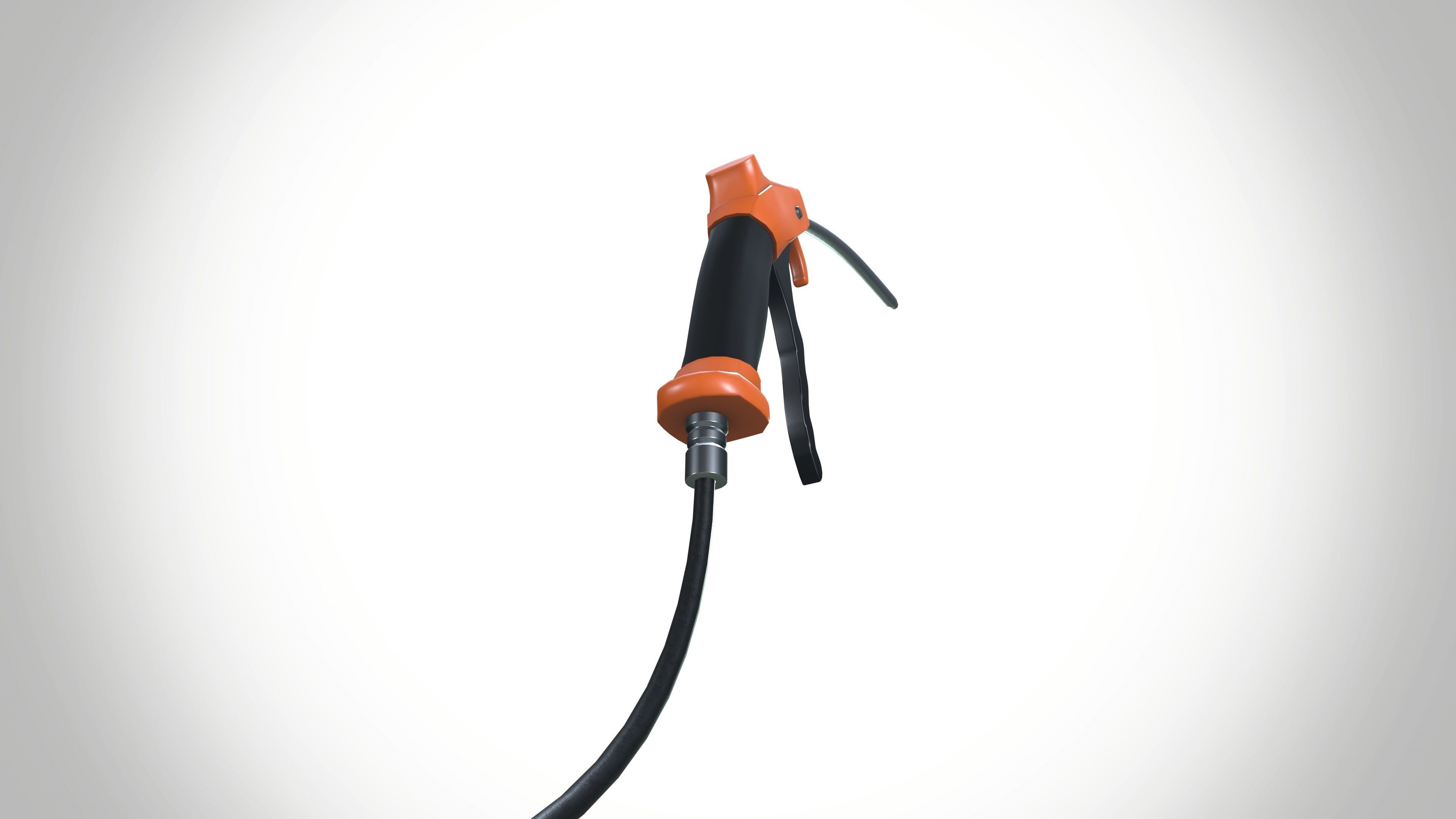 Air Pressure Gun Low-poly 3D model_7