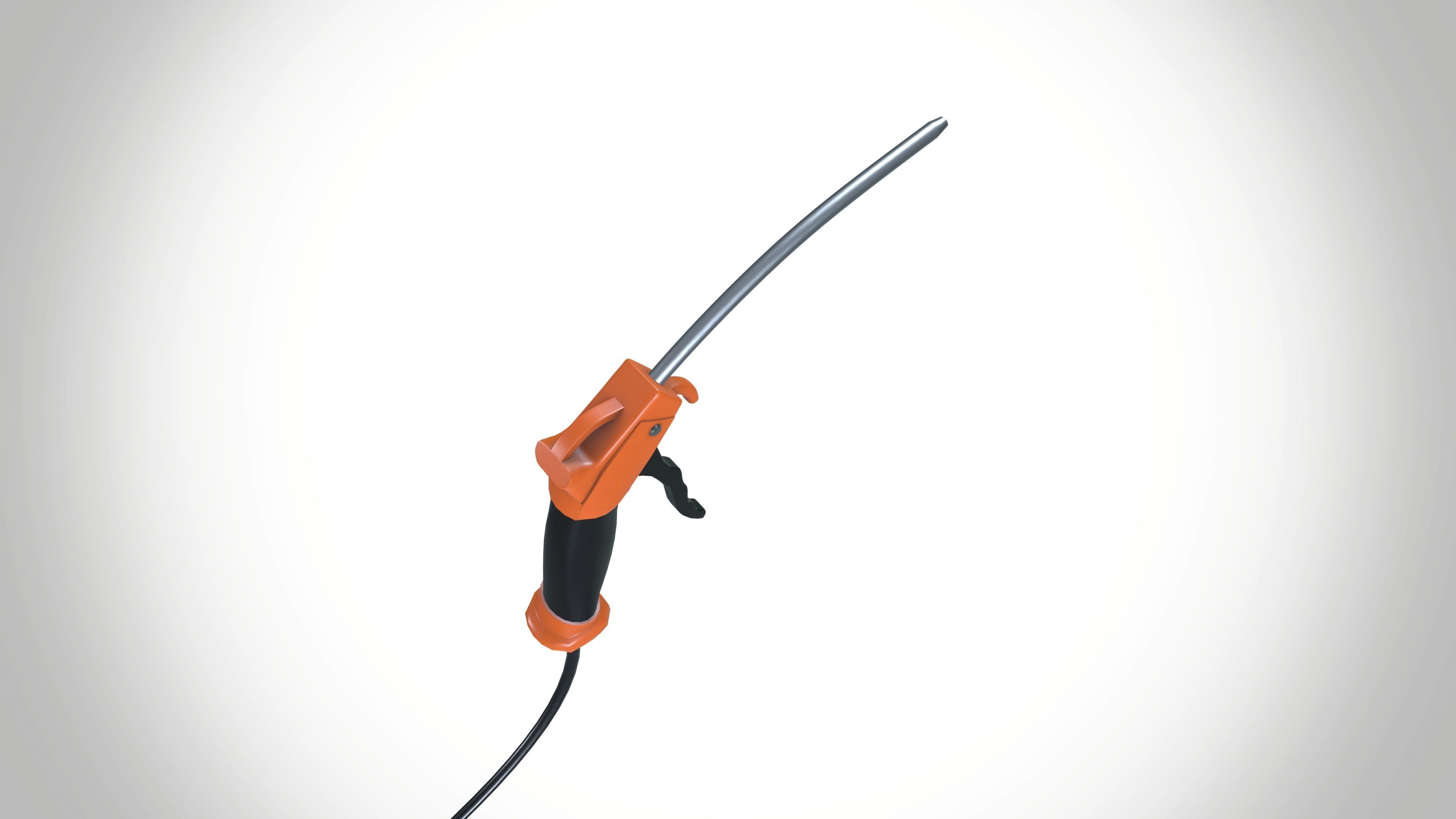 Air Pressure Gun Low-poly 3D model_6