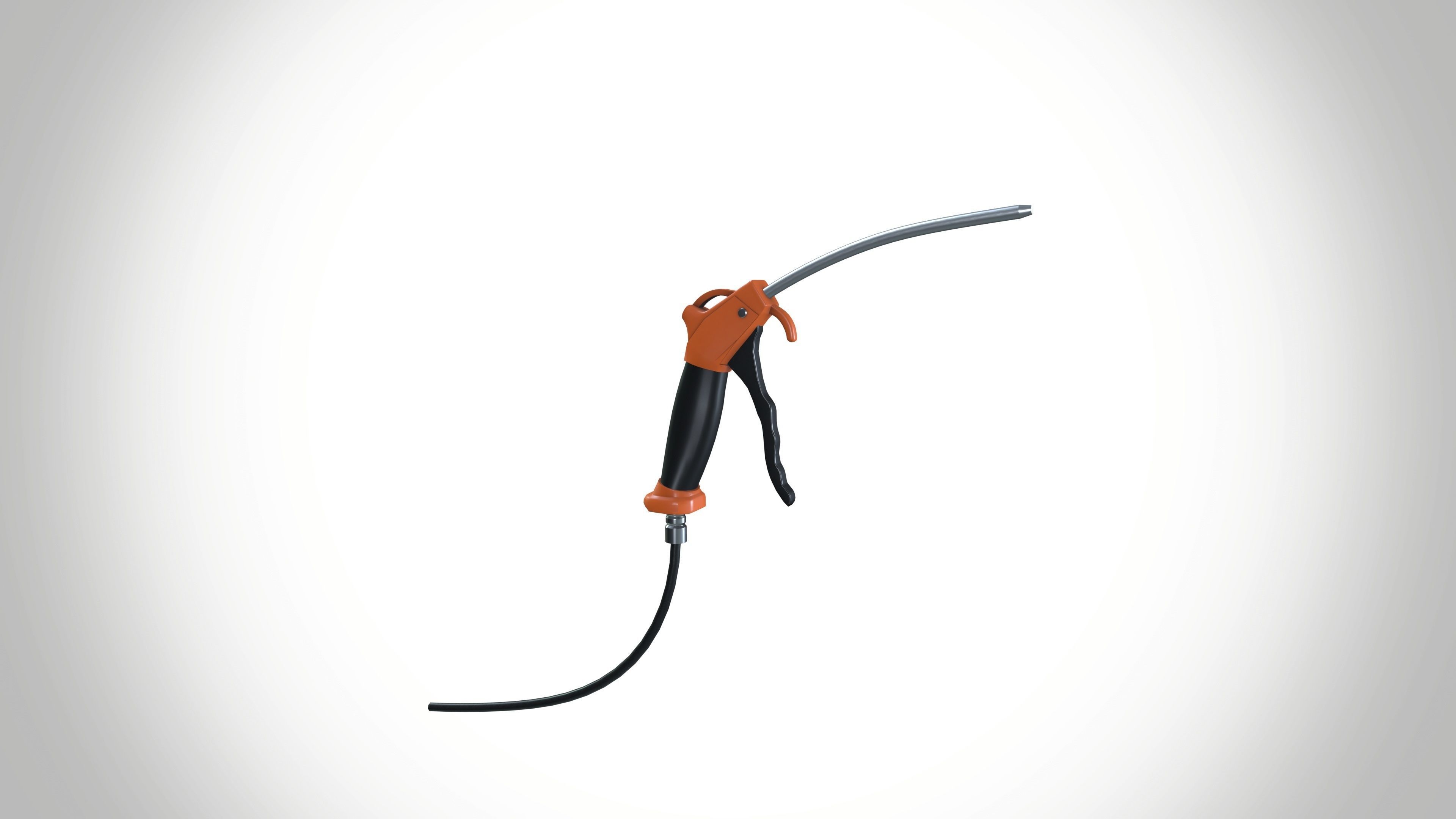 Air Pressure Gun Low-poly 3D model_8