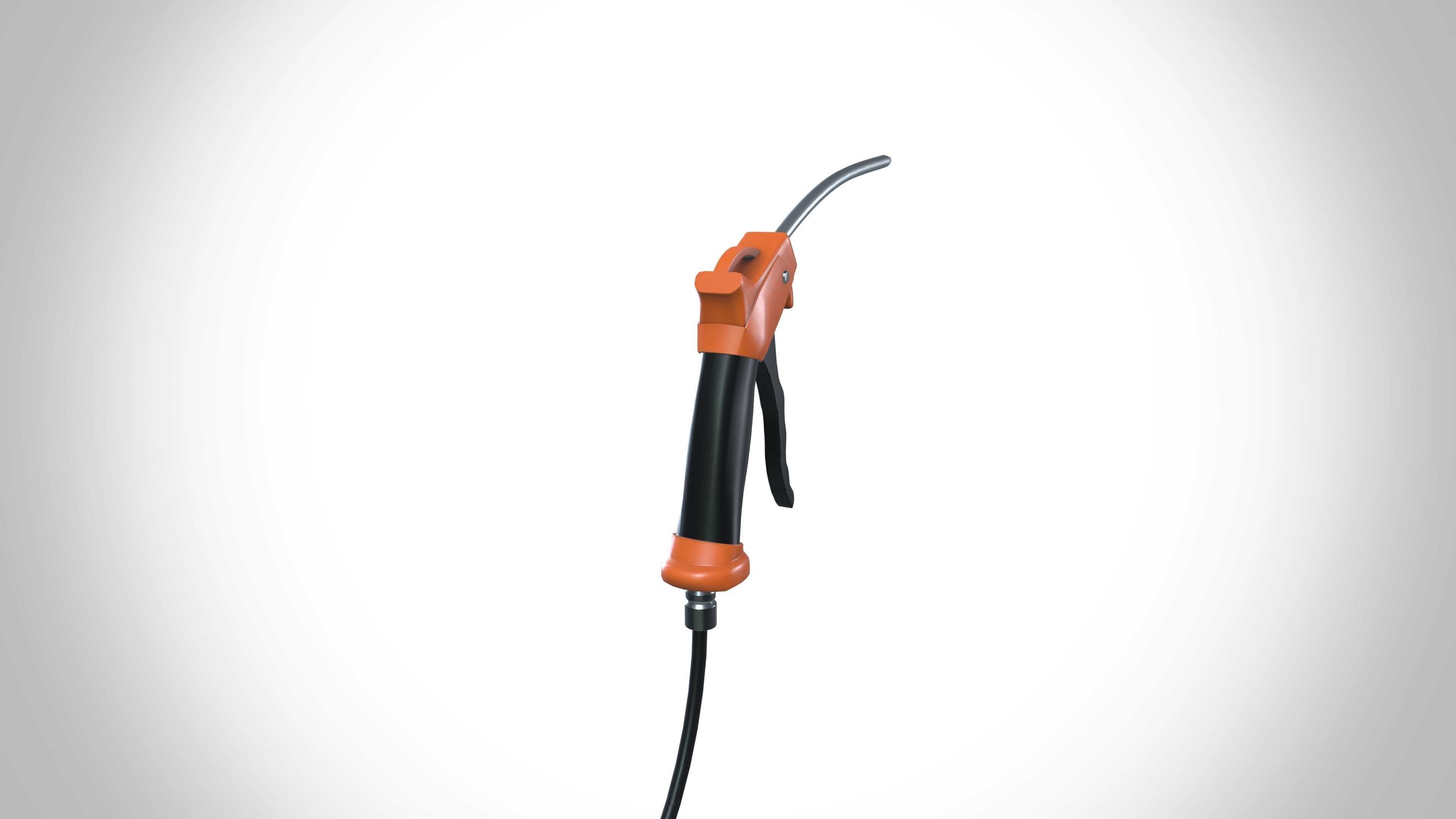 Air Pressure Gun Low-poly 3D model_4