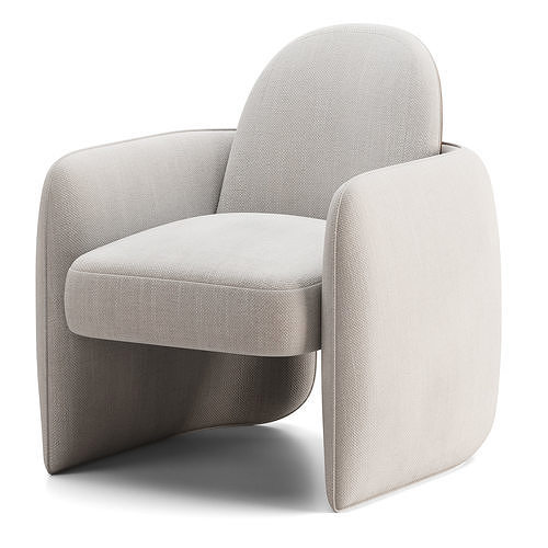 SADDLEBACK Chair Low-poly 3D model 5