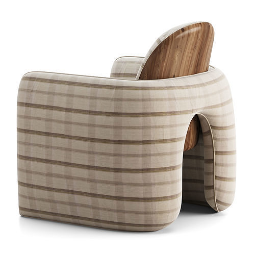 SADDLEBACK Chair Low-poly 3D model 3