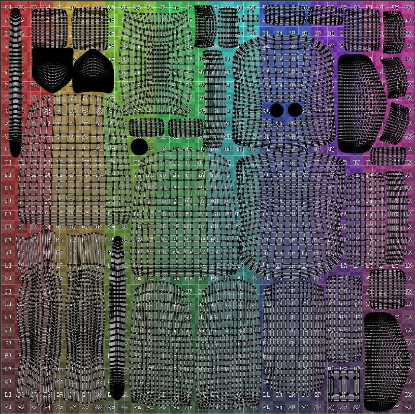 leather and cartoon backpack 3D model_23