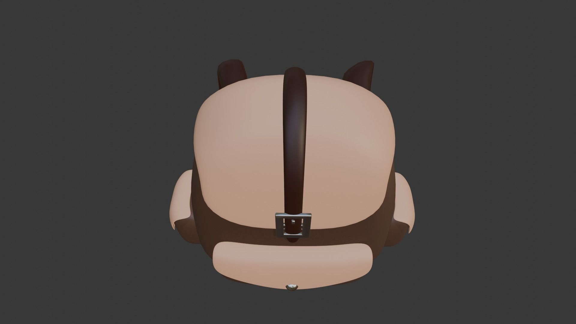 leather and cartoon backpack 3D model_12