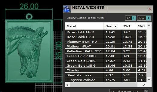 horse pendant 3D print model_6