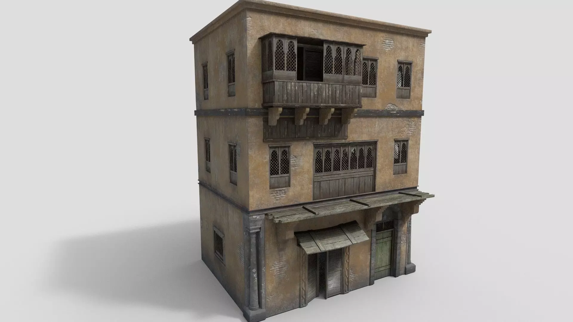 Eastern house 3D model_0