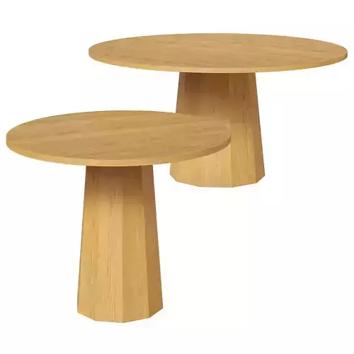 CB2 Bancroft pedestal dining table