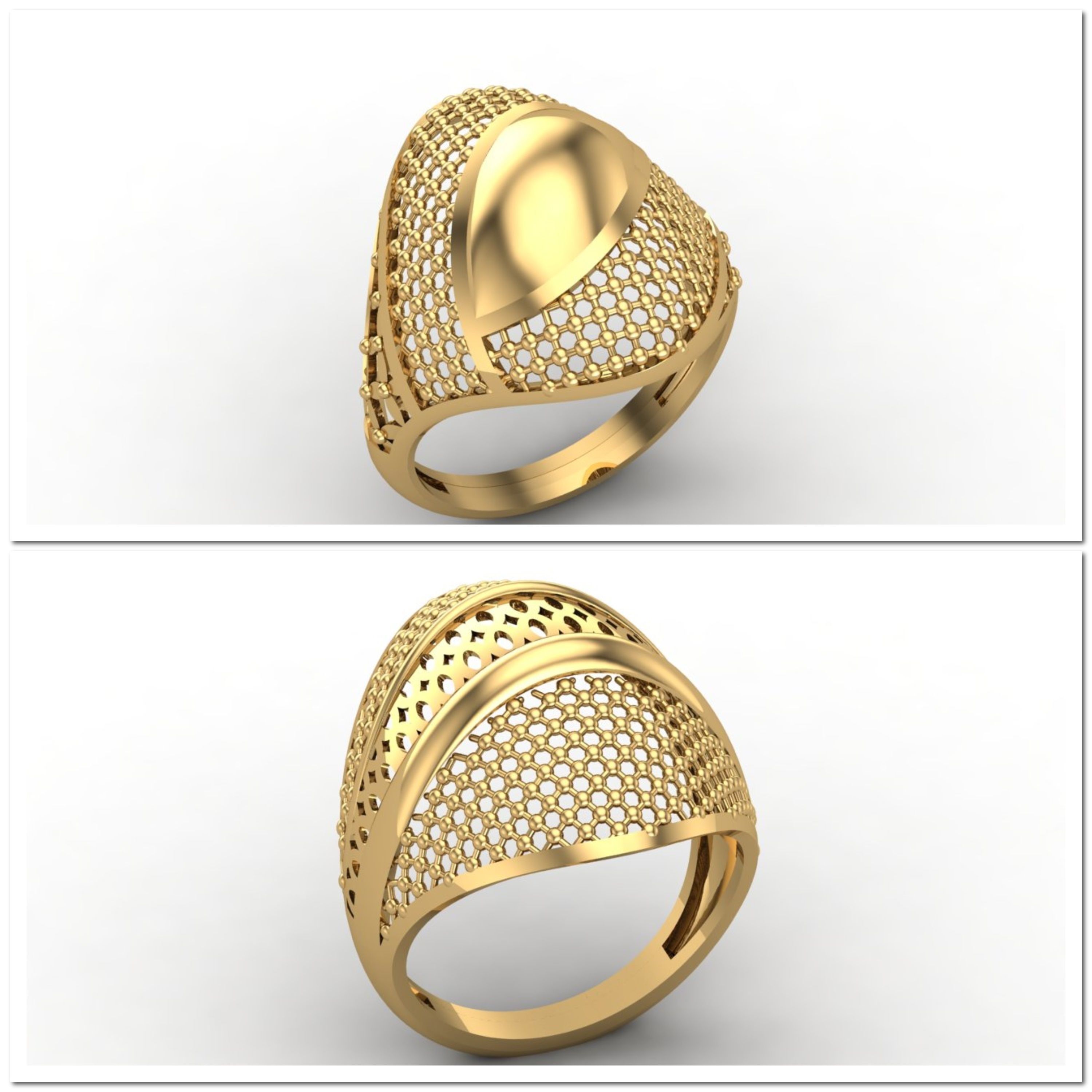 1330 Model Womens ring STL rings for ladies machine ready 3D Model Collection_11