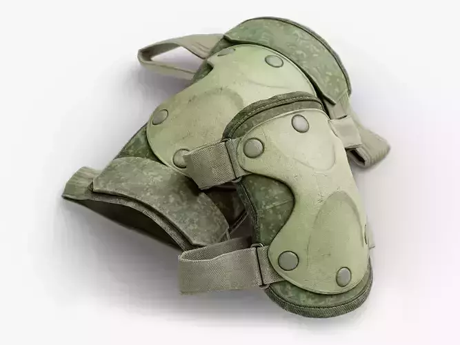 Knee and Elbow Pads Low-poly 3D model