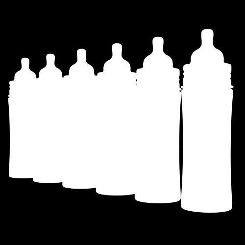 Pura Kiki Insulated Infant Bottle 11OZ 4 in 1 Low-poly 3D model 6