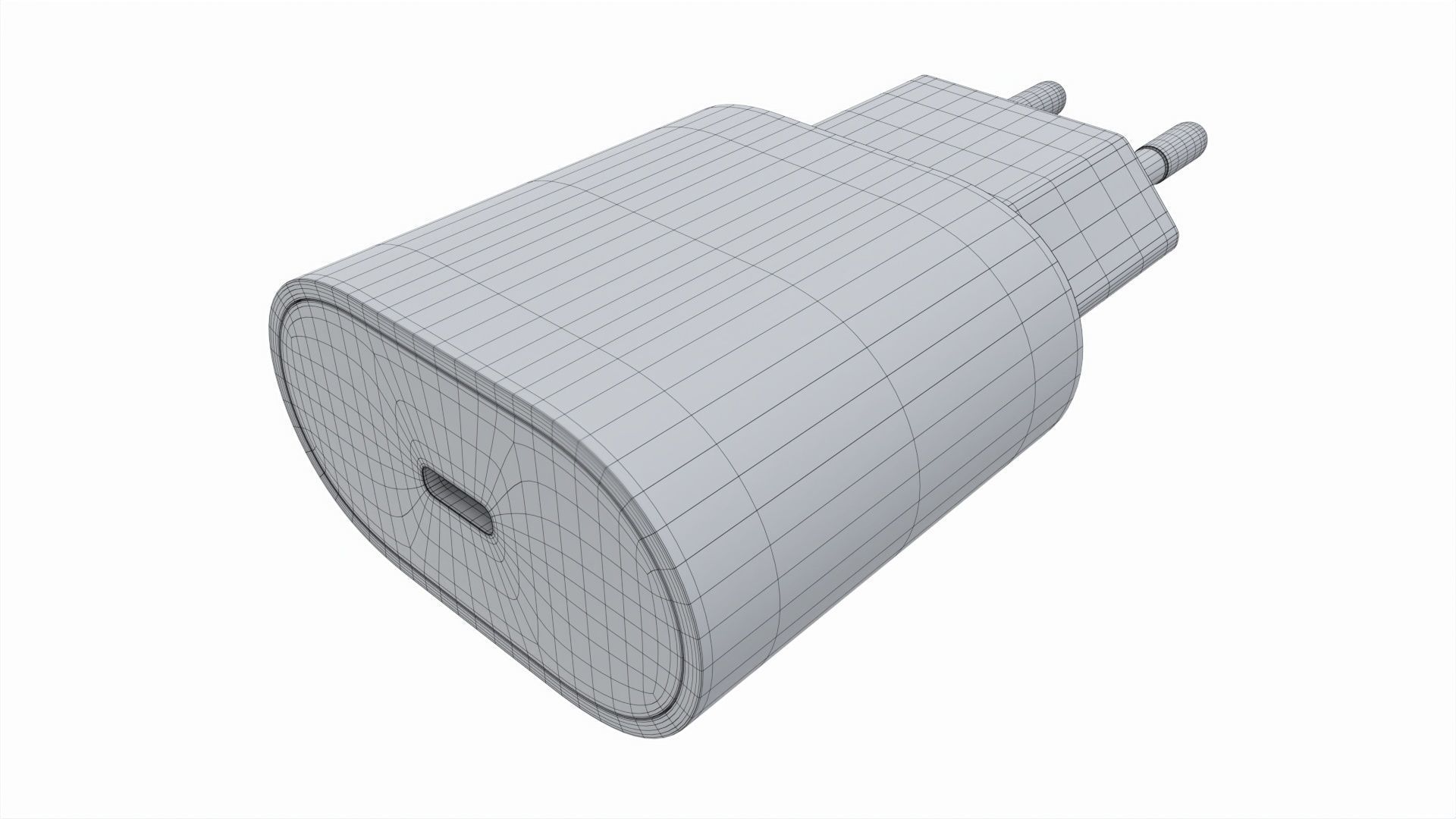 Apple 20W USB-C Power Adapter EU 3D model_8