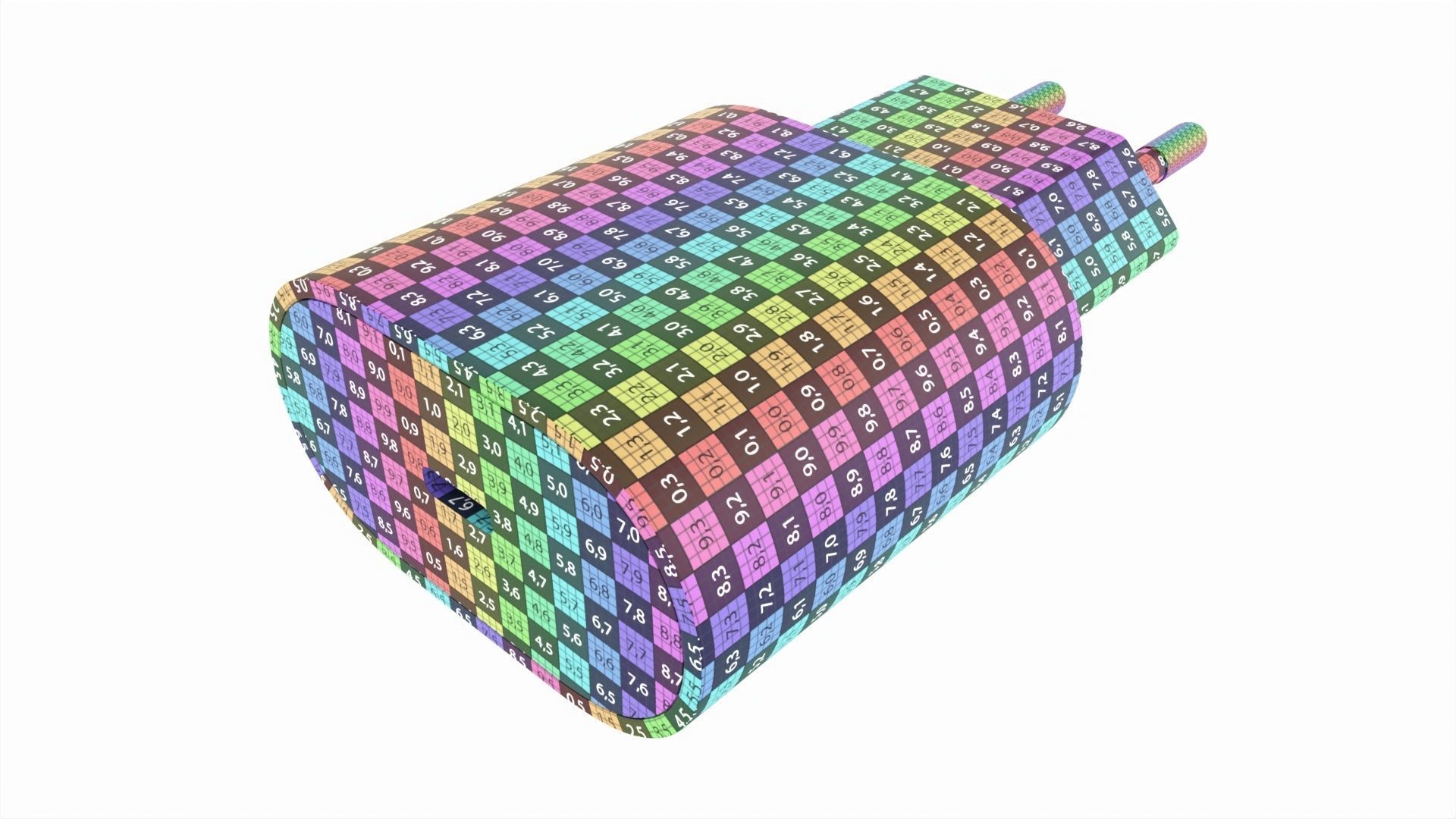 Apple 20W USB-C Power Adapter EU 3D model_10