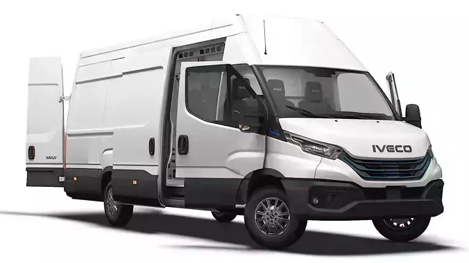 Iveco eDaily Van L4H3 HQ Interior 2024 3D model