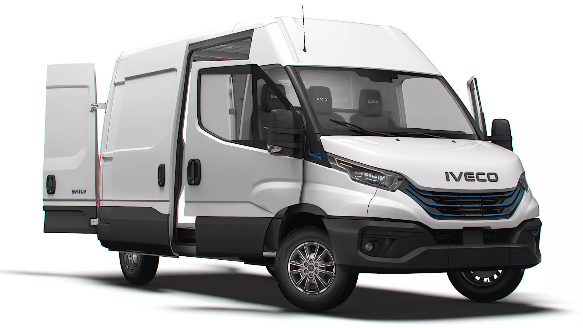 Iveco eDaily Van L2H2 HQ Interior 2024 3D model