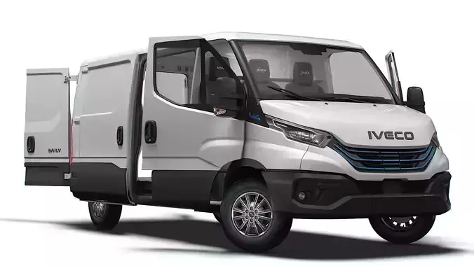 Iveco eDaily Van L2H1 HQ Interior 2024 3D model