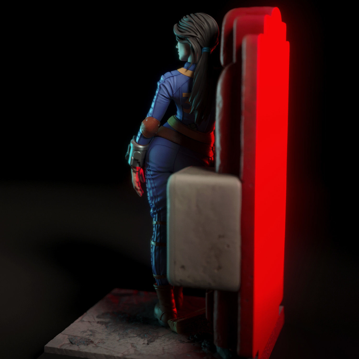 Lucy from Fallout 3D print model_3