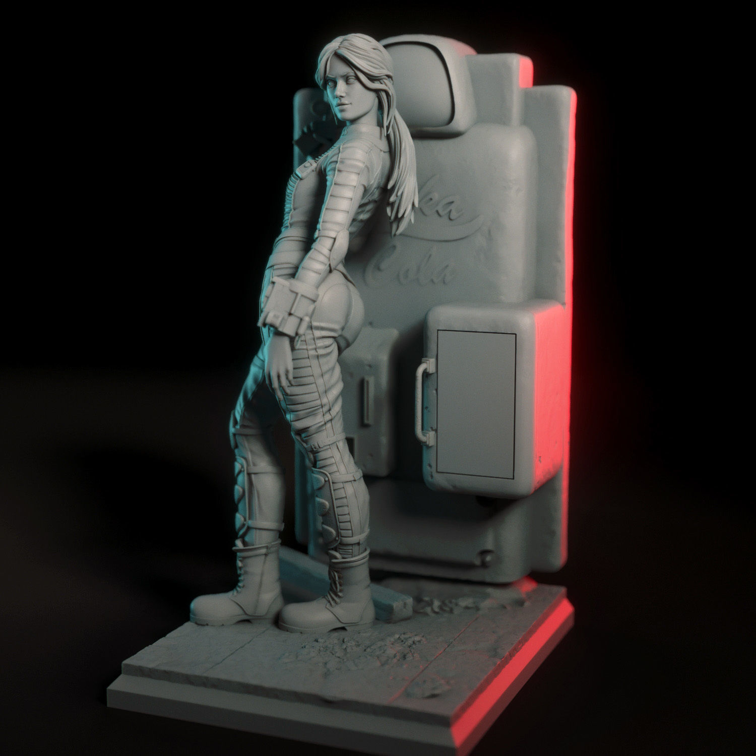 Lucy from Fallout 3D print model_6