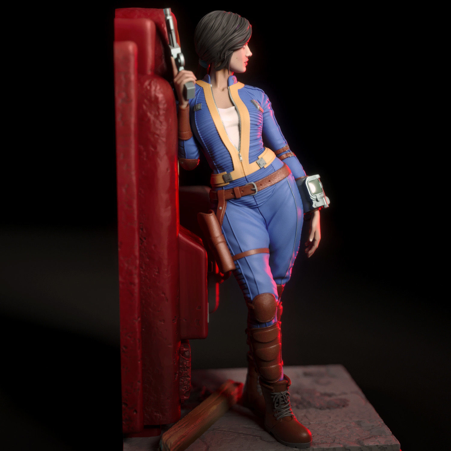 Lucy from Fallout 3D print model_2