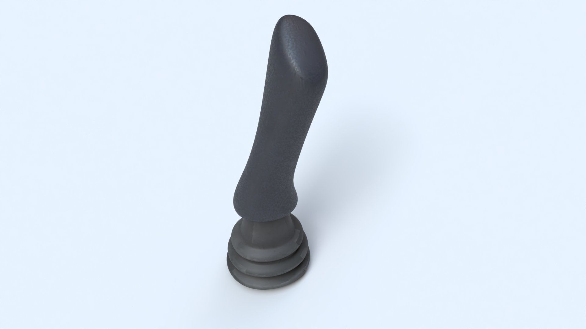 Single Controller Joy Stick Low-poly 3D model_2