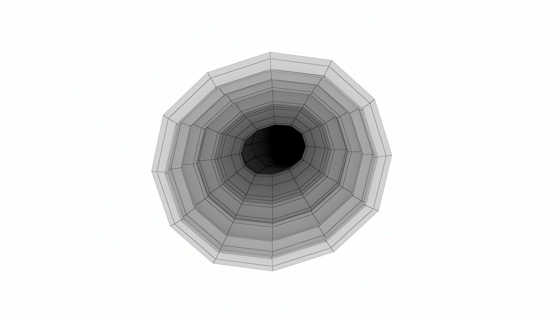 Single Controller Joy Stick Low-poly 3D model_17