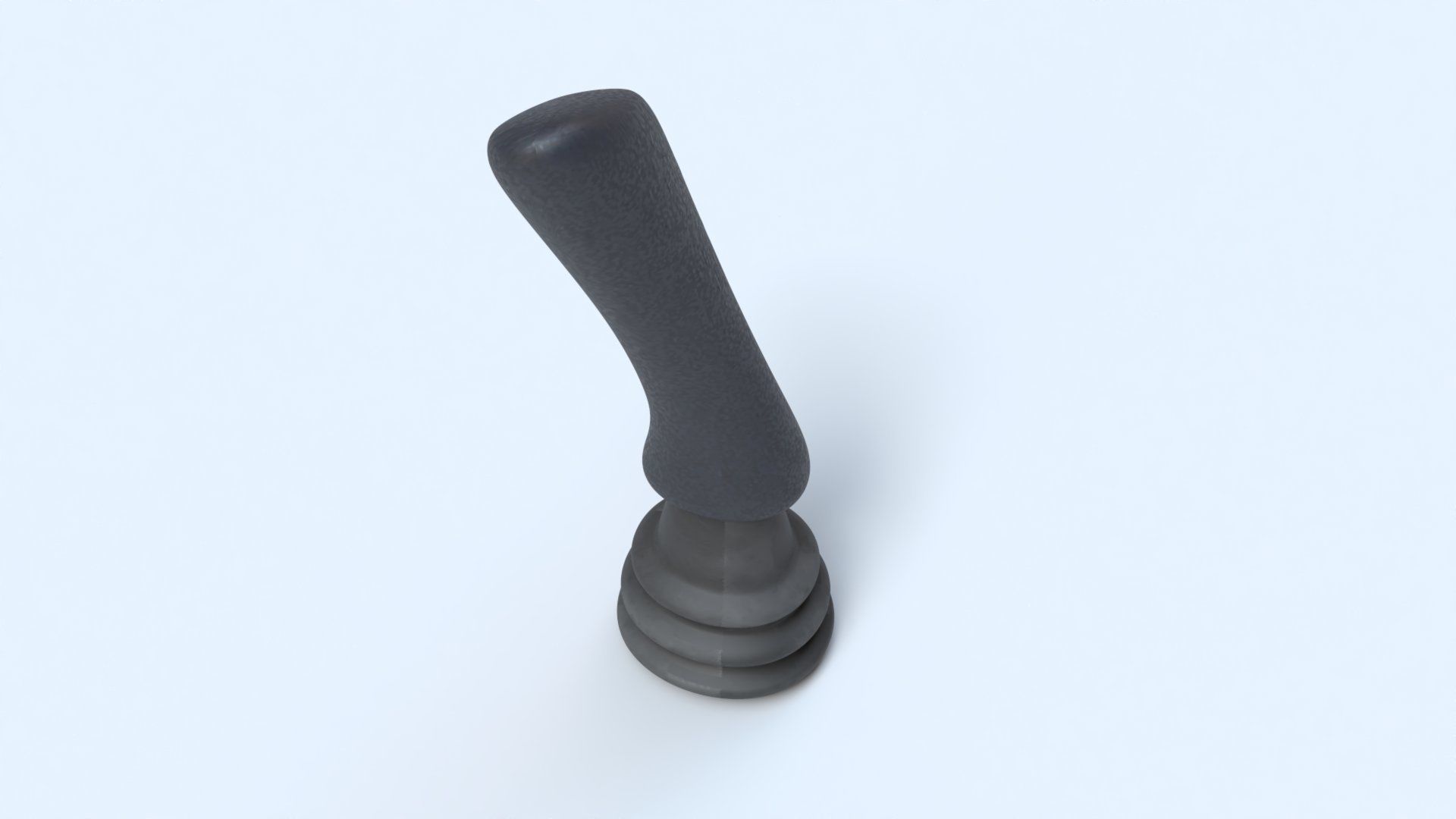 Single Controller Joy Stick Low-poly 3D model_9
