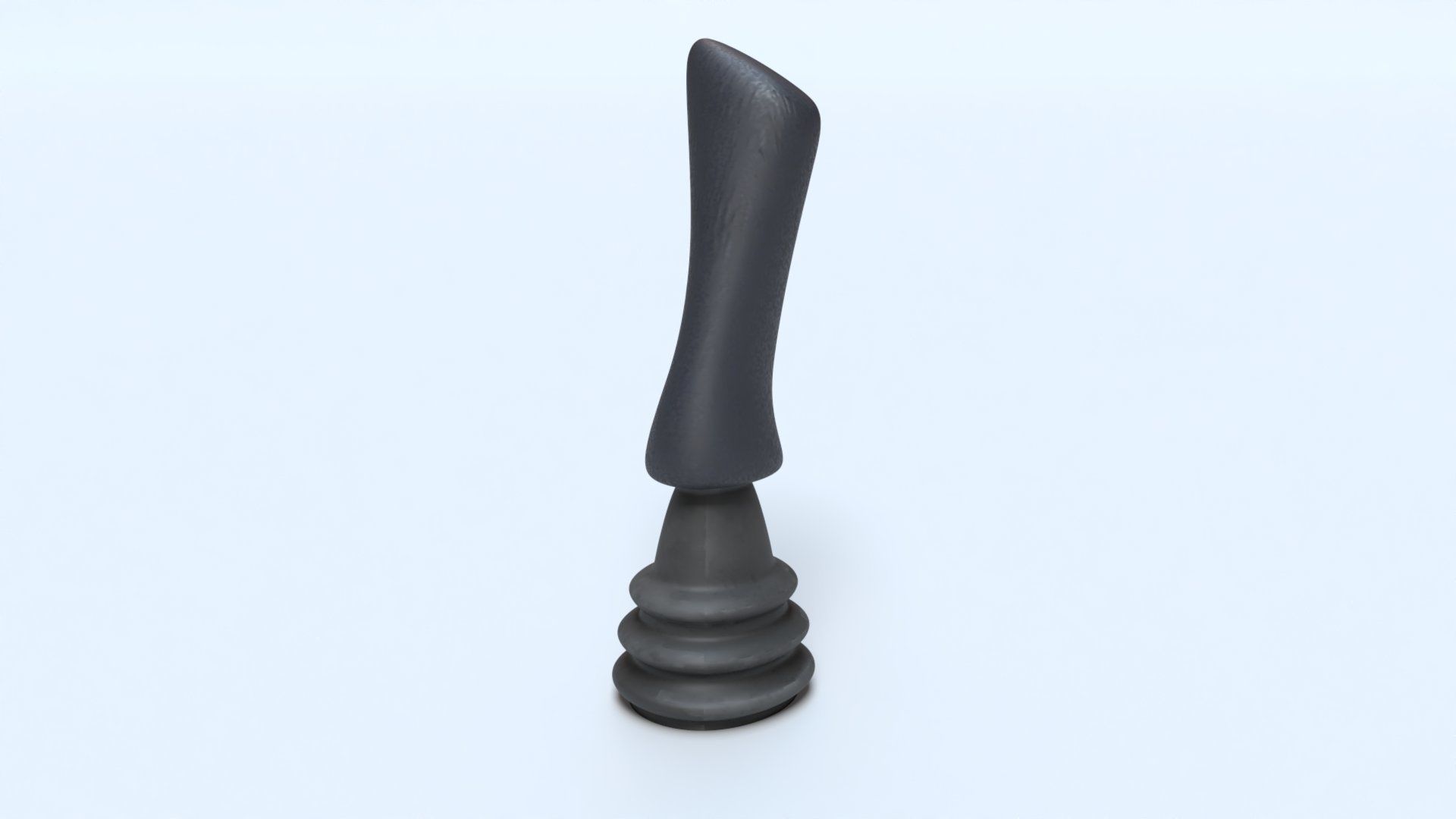 Single Controller Joy Stick Low-poly 3D model_10