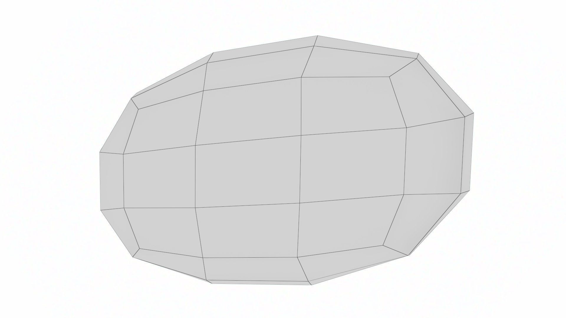 Single Controller Joy Stick Low-poly 3D model_13