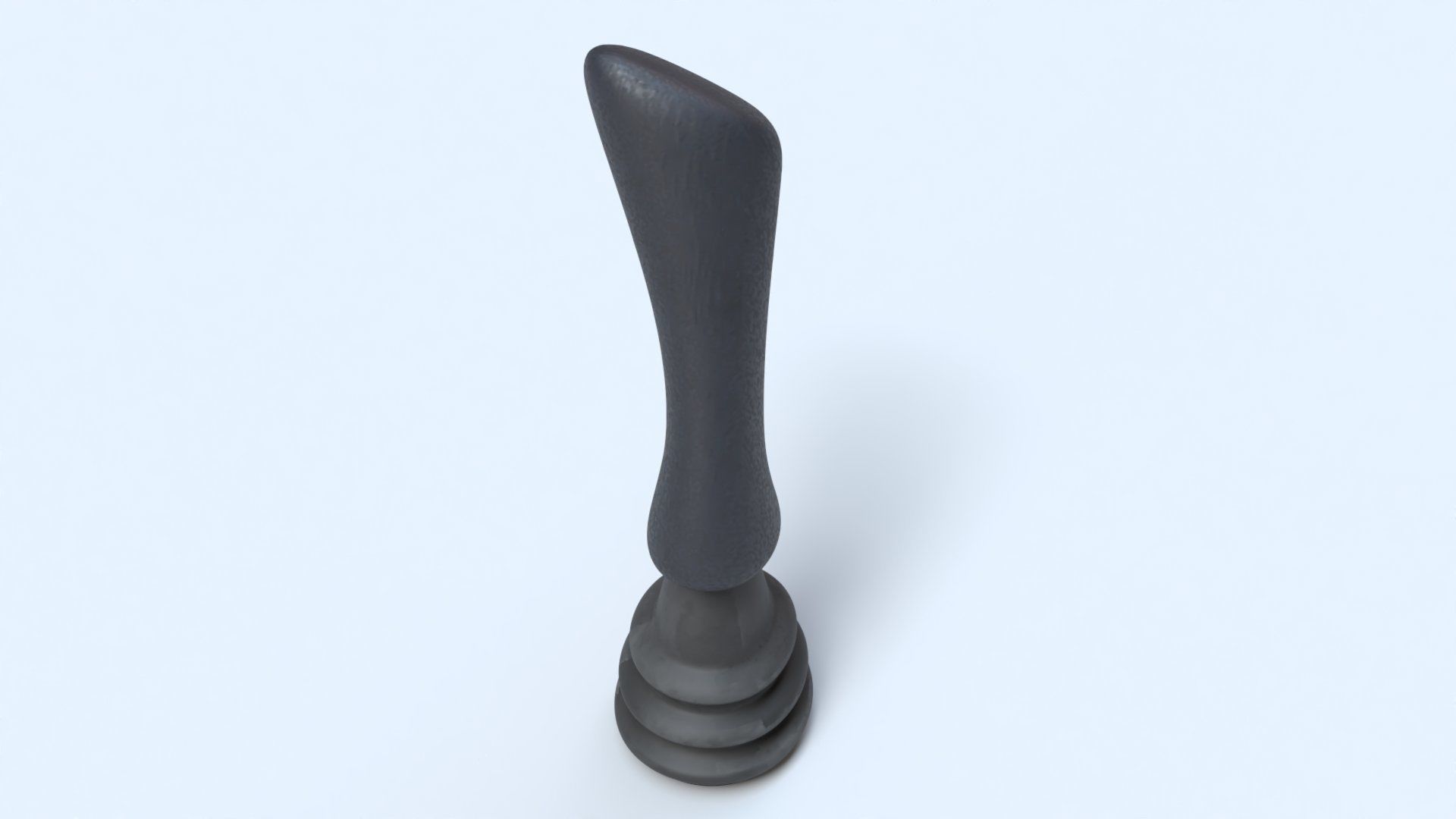 Single Controller Joy Stick Low-poly 3D model_1