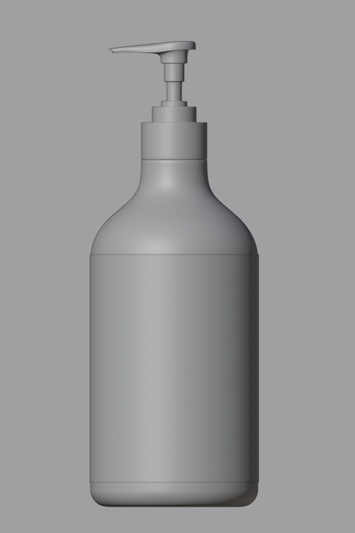 Cylindrical cosmetic and shampoo bottles 3D model Free 3D model_2