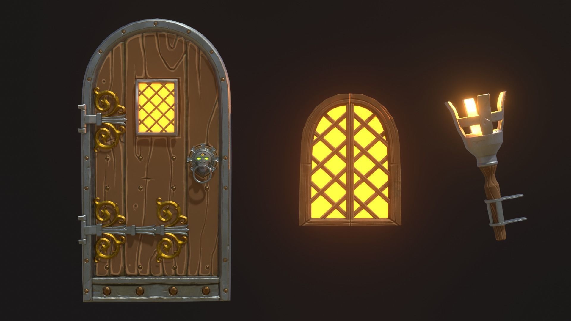 Tower Defense Constructor  part Pbr3 Low-poly 3D model_2