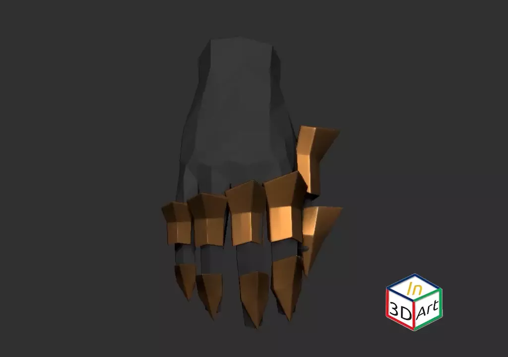 02 - Jaina Proudmoore Finger Claws 3D print model_0