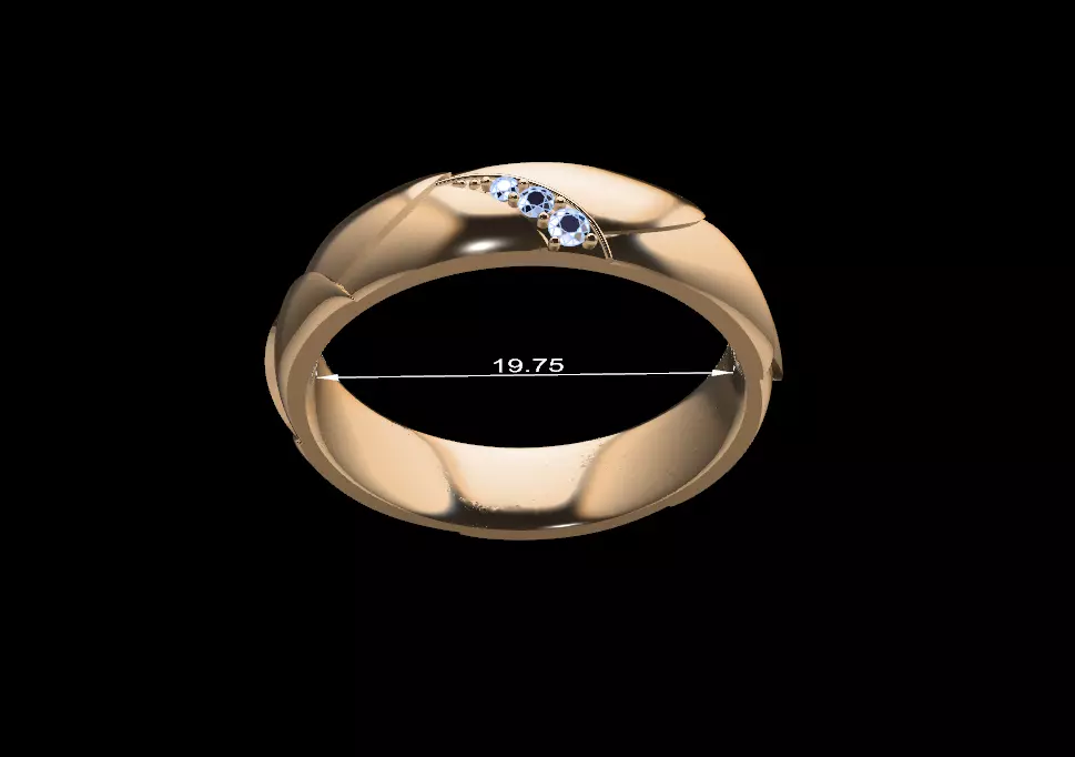 Women Ring 140 3D print model