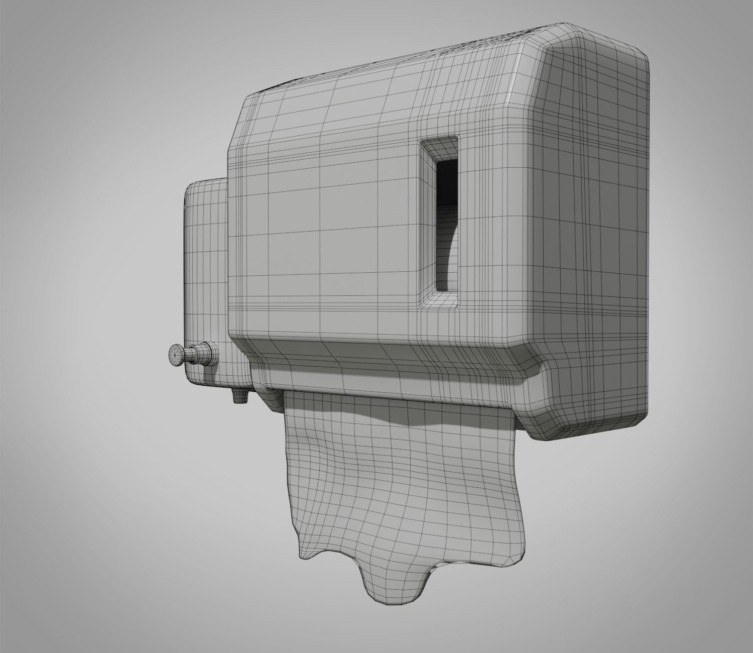 ToiletRollBox Low-poly 3D model_6